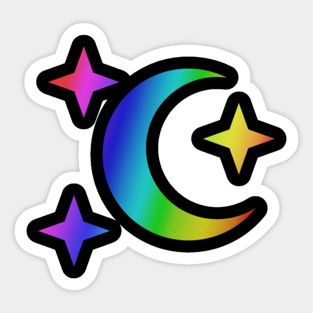 MLP - Cutie Mark Rainbow Special - Moondancer Sticker by ariados4711